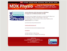 Tablet Screenshot of mdk-physio.info